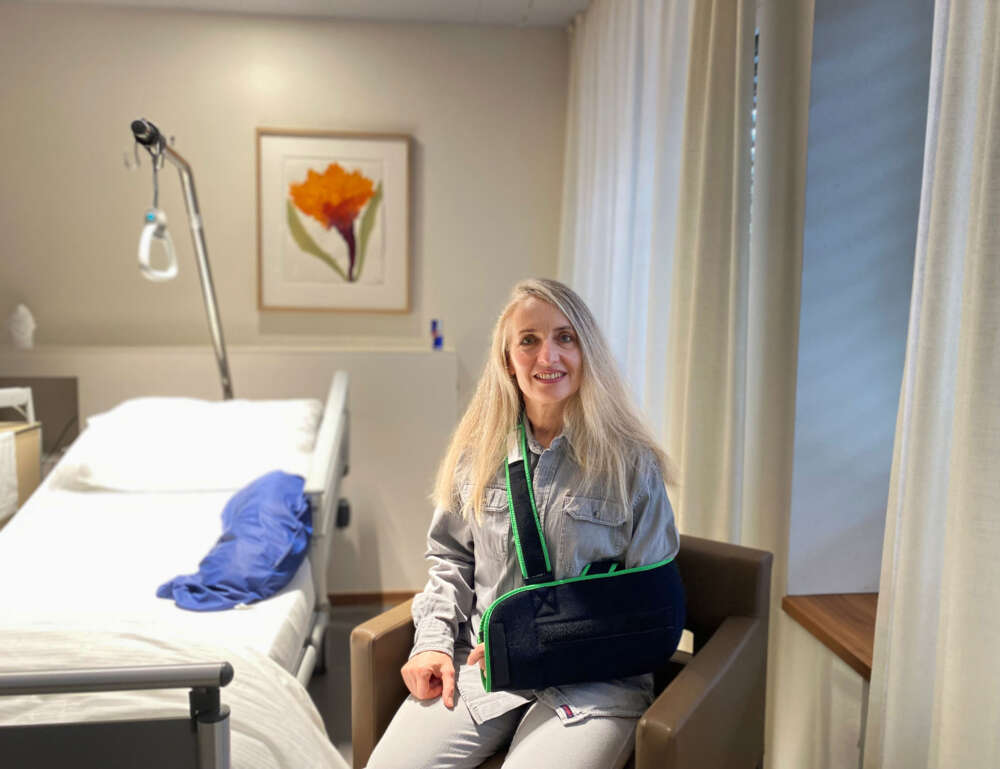 Natascha Badmann in der Merian Iselin Klinik Merian Santé